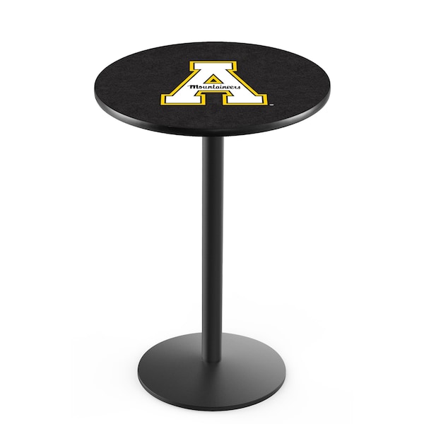 42" Blk Wrinkle Appalachian State Pub Table